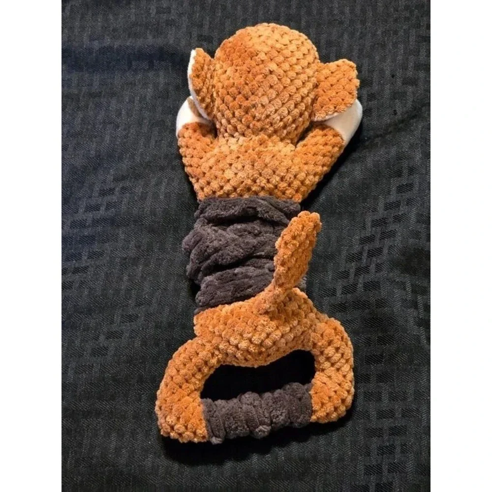 Dog Squeaky Toy Monkey Shaped Dog Toy for Aggressive Chewers